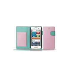 【新品】 らくらくスマートフォンプレミアム F-09E docomo 対応 ライトピンク 手帳型 レザー ホールドフリップケース TRITON (f-09e ドコモ) スマホ カバー スマホケース 携帯カバー microusb ケーブル 充電器 対応 ケー 0