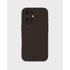 【新品】 Holdit スマホケース (iPhone 16 / チョコレートブラウン) スマホ ケース カバー (シリコン/ワイヤレス充電可能/強力なグリップ) iphoneケース iPhone16