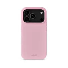 【新品】 Holdit スマホケース (iPhone 17 Pro/パステルピンク) スマホ ケース カバー (シリコン/ワイヤレス充電可能/強力なグリップ) iphoneケース iPhone17Pro
