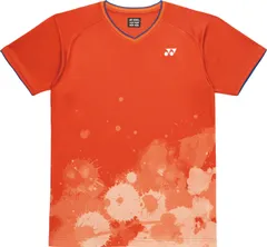 ヨネックス YONEX テニス ユニゲームシャツ  10743 005 オレンジ