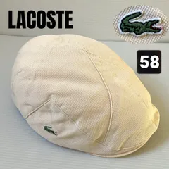 ラコステ LACOSTE★ゴルフ/ハンチング★鹿の子/ピケ★レディース★58cm    #2602F085