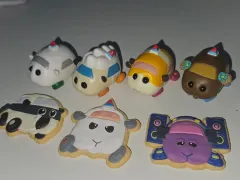 PUI PUI モルカー ミニフィギュア & マグネット 7個 セット