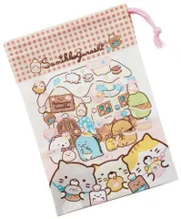 スケーター (skater) 子供用 コップ袋 21×15cm すみっコぐらし お菓子屋さん 日本製 KB62-A