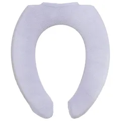 オカ(OKA) うちねこ トイレ便座カバー U型専用タイプ グレー (前割 厚手 かわいい おしゃれ 猫)