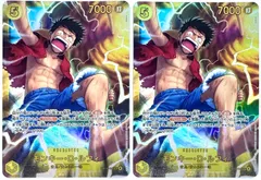 【初期傷あり】ワンピースカードゲーム モンキー・D・ルフィ SEC シークレット  神の島の冒険 OP15-119 2枚