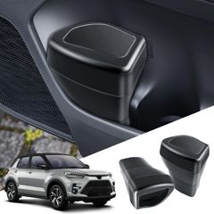 【2pcsセット】ECOZEN ライズ A200系/210A型 専用 ドアサイドゴミ箱 TOYOTA RAIZE 車収納 車 小物入れ 車ゴミ箱 倒れない 収納ボックス 車 カー用品 ライズ アクセサリー ABS素材 ブラック