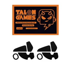 【 コントロール重視タイプ 】TALONGAMES マウスソール Logicool MX Master 4 用 コントロール バージョン 樹脂/ガラスマウスパッド専用 交換用 2セット入り プレミアム グライド スケート フィート 高耐久 低ノイズ 【日本正規