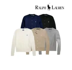 数量限定) ポロ ラルフローレン レディース ピマコットン カーディガン 5COLOR