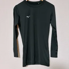 (^w^)b  MIZUNO ミズノ  長袖インナーシャツ　裏起毛　ユニセックス　スポーツ　トレーニング　　サイズL    OM10726YS