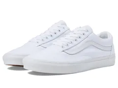 バンズ メンズ シューズ スニーカー Vans Old Skool Wide Canvas True Whi