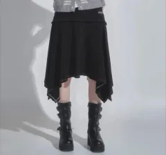 アシンメトリー ブラック スカート