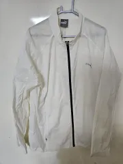 プーマ 白 ウィンドブレーカー ジャケット XL