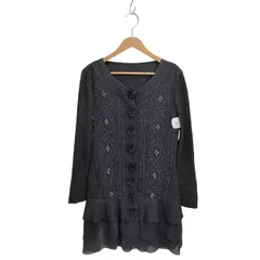 ユーズドフルギ USED古着 NOKO OHNO  ノーカラー  プリーツジャケット レディース  38