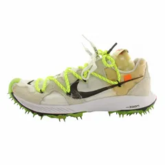 ナイキ NIKE × オフホワイト Off-White ウィメンズ エアズーム テラ カイガー Women's Air Zoom Terra Kiger スニーカー ローカット US9 26cm 白 ホワイト 黄色 イエロー CD8179-100