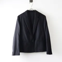 MARGARET HOWELL マーガレットハウエル ウールシングルジャケット 1 ブラック┃日本製 ブレザー【2400014812466】のサムネイル
