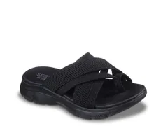 スケッチャーズ レディース シューズ サンダル Skechers Summits Fantasy Walk Sandal Black ブラック
