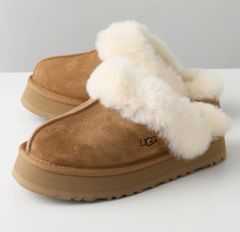 UGG Tazzlita ダズリータ ムートン 厚底 キャメル 25cm - メルカリ