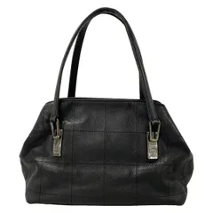 CHANEL(シャネル) ショルダーバッグ チョコバー 黒 シルバー金具