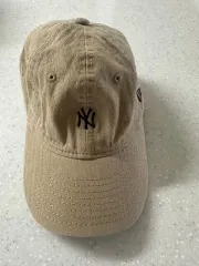 NEW ERA NY ベースボールキャップ ベージュ 帽子 キッズ