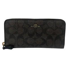 COACH(コーチ) 長財布 シグネチャー柄 F59267 ダークブラウン