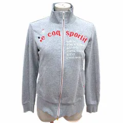 ルコックスポルティフ le coq sportif トラックジャケット スウェット スタンドカラー ジップアップ 長袖 M グレー /YK ●RYのサムネイル