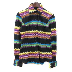 アナスイ ANNA SUI シャツ メッシュ 総柄 長袖 2 マルチカラー /MSのサムネイル
