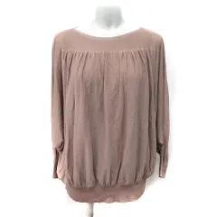 ケーティー キヨコ タカセ  K.T KIYOKO TAKASE カットソー 長袖 F ベージュブラウン /YI