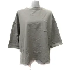 ユナイテッドアローズ A DAY IN THE LIFE UNITED ARROWS Tシャツ カットソー 七分袖 緑 カーキ /YI