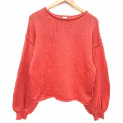 アングリッド UNGRID ニット セーター 長袖 F 赤 レッド /YK