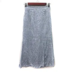 スナイデル SNIDEL タイトスカート ロング 総柄 0 XS グレー /YI