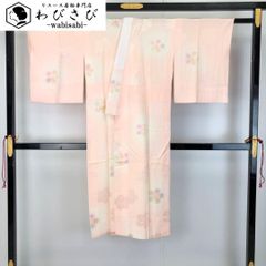 長襦袢 単衣 暈し 梅の花模様 薄桜色 半衿付 J-304 - メルカリ