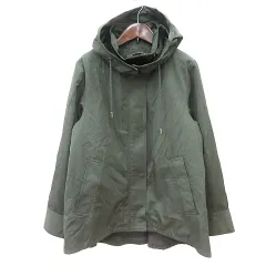 コムサイズム COMME CA ISM ミリタリーコート ライナー付き 7 S 緑 グリーン /MN