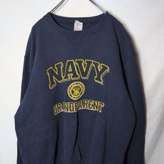XL GOOD ON NAVY ラグランクルースウェット USNA - メルカリ