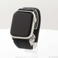 ソフマップ 〔中古品〕 Apple Watch Series 9 GPS 45mm スターライトアルミニウムケース ブラック／ブルーNikeスポーツループ【349】