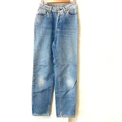 USA製◎ 80s！90s！ヴィンテージ◎ (^w^)b LEVISTRAUSS&CO. LEVI’S リーバイス コットン100% デニム パンツ ジーパン ジーンズ ストレート 17501-0115 ボーイッシュ インディゴブルー レディース サイズ7