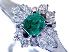 K18 エメラルド0.20ct ダイヤモンド リング 12号 2.5g - メルカリ