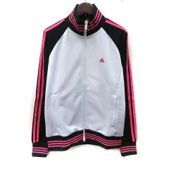 アディダス adidas ジャケット ジャージ ライン 刺繍 L マルチカラー /YI