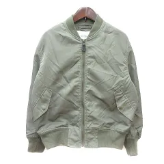 スローブ イエナ SLOBE IENA  ジャケット ブルゾン 総裏地 36 S 緑 カーキ /MN