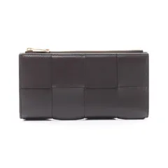 ボッテガヴェネタ BOTTEGA VENETA 二つ折り長財布 イントレチャート 681011VCQC12132 フォンデンテ レザー イントレチャート 二つ折り長財布 ユニセックス 新品
