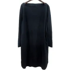 ギャルリーヴィー GALERIE VIE トゥモローランド ワンピース Aライン ロング 長袖 ウール 36 黒 ブラック /RT