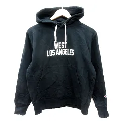 チャンピオン CHAMPION パーカー スウェット プルオーバー プリント 長袖 M 黒 ブラック /MN