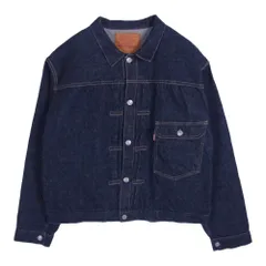 WAREHOUSE ウエアハウス Lot 2000XX 1947 MODEL DEAD STOCK BLUE T-BACK Tバック デニム ジャケット インディゴブルー系 46【中古】のサムネイル