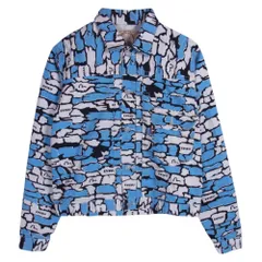 EVISU エヴィス 総柄 1st Type ジャケット ライトブルー系 40【中古】のサムネイル
