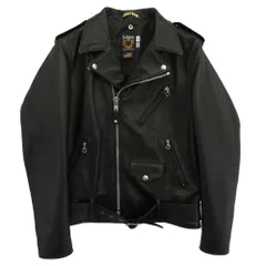 schott ショット 7823950090 516UST ONE STAR NEW NAKED ワンスター ニュー ネイキッド 牛革 カウレザー ダブル ライダース ジャケット ブラック系 38【美品】【中古】 schott ショット 7823950090 516UST ONE STAR NEW NAKED ワンスター