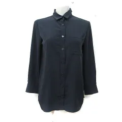 アンタイトル UNTITLED シャツ ブラウス 長袖 2 M 黒 ブラック /YI