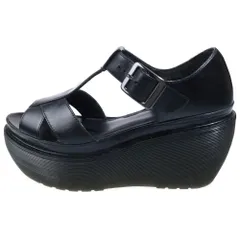 Dr.Martens (ドクターマーチン) ADAYA レザー 厚底サンダル シューズ ブラック レディース