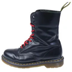 Dr.Martens (ドクターマーチン) 10ホール レースアップ レザーロングブーツ ブラック
