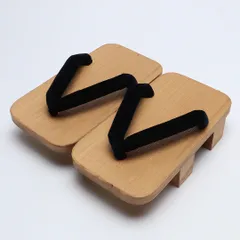 夏物 下駄 男性用 カジュアル 木製 Sランク 和装小物 茶系 1244-00706