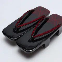 未使用品 下駄 カジュアル S 木製 Sランク 和装小物 黒系 1244-00758