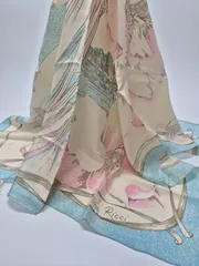 【used品】NINA RICCI レディーススカーフ シルク100%